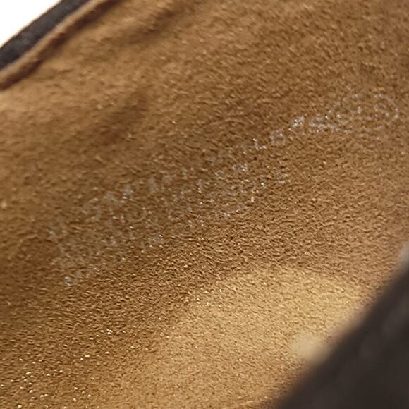 Aerosoles Black Heels Size 8.5 Effortless Shooties Gold Buckle - Picture 15 of 16